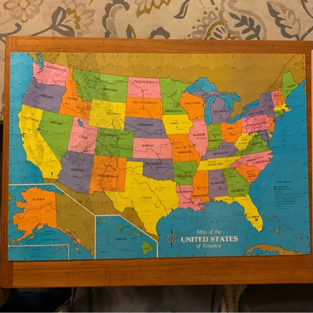300-Piece United States Map Puzzle